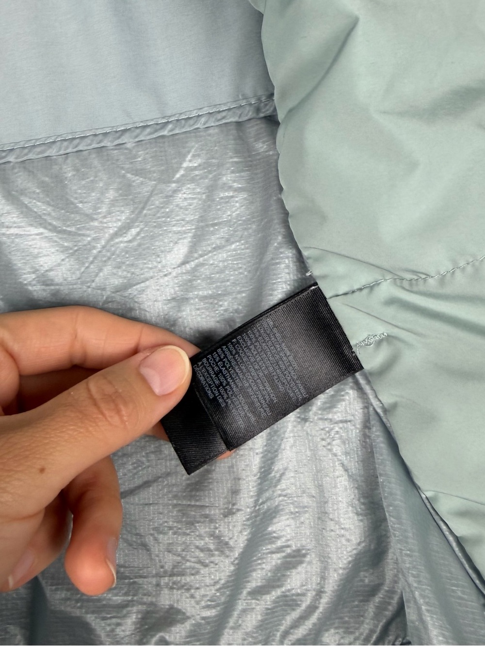 The North Face Jacket Women Medium Gray Full Zip Lightweight Windbreaker Outdoor - Picture 5 of 10
